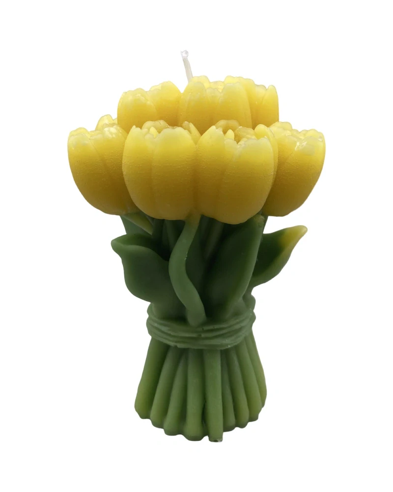 Kytice žlutých tulipánů