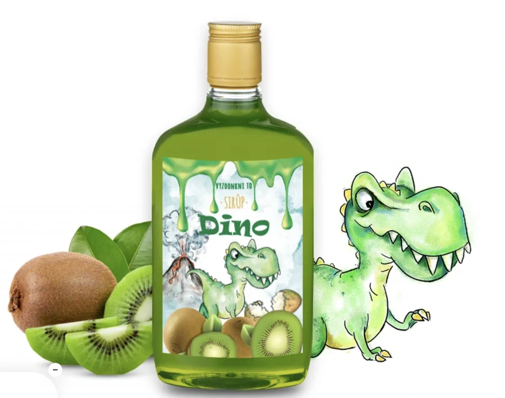 Dino sirup s příchutí kiwi