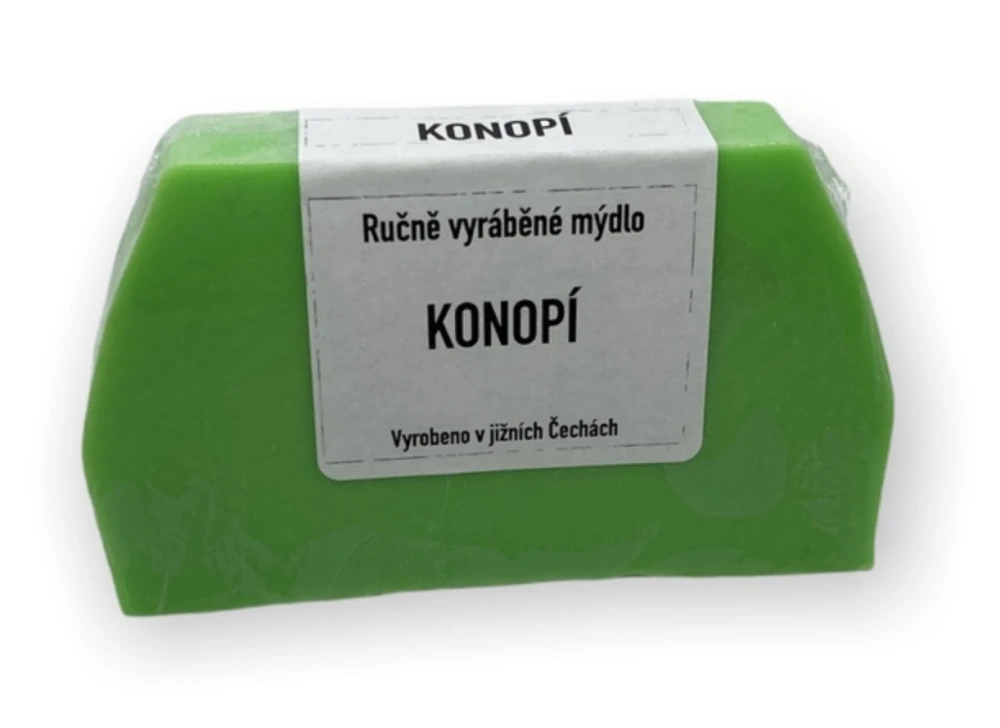 Přírodní mýdlo s vůní konopí 100g