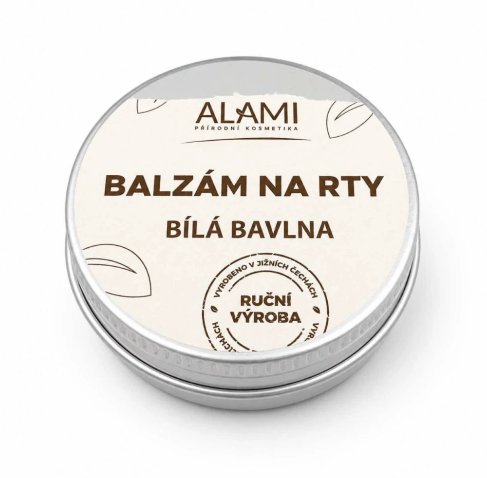Balzám na rty Bílá bavlna