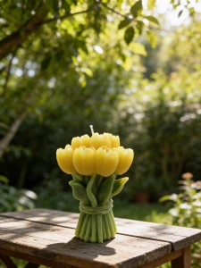 Kytice žlutých tulipánů