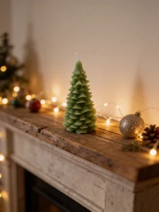 Svíčka z včelího vosku – Smrček zelený