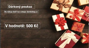 Dárkový poukaz v hodnotě 500 Kč