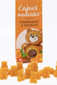 ČAJOVÍ MEDVÍDCI S PŘÍCHUTÍ POMERANČE A SKOŘICE 