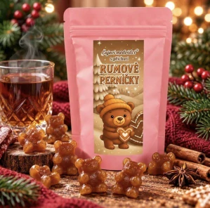 ČAJOVÍ MEDVÍDCI S PŘÍCHUTÍ RUMOVÝCH PERNÍČKŮ