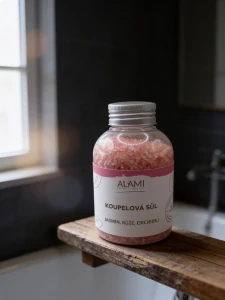 Koupelová sůl Jasmín, růže, orchidej 650g