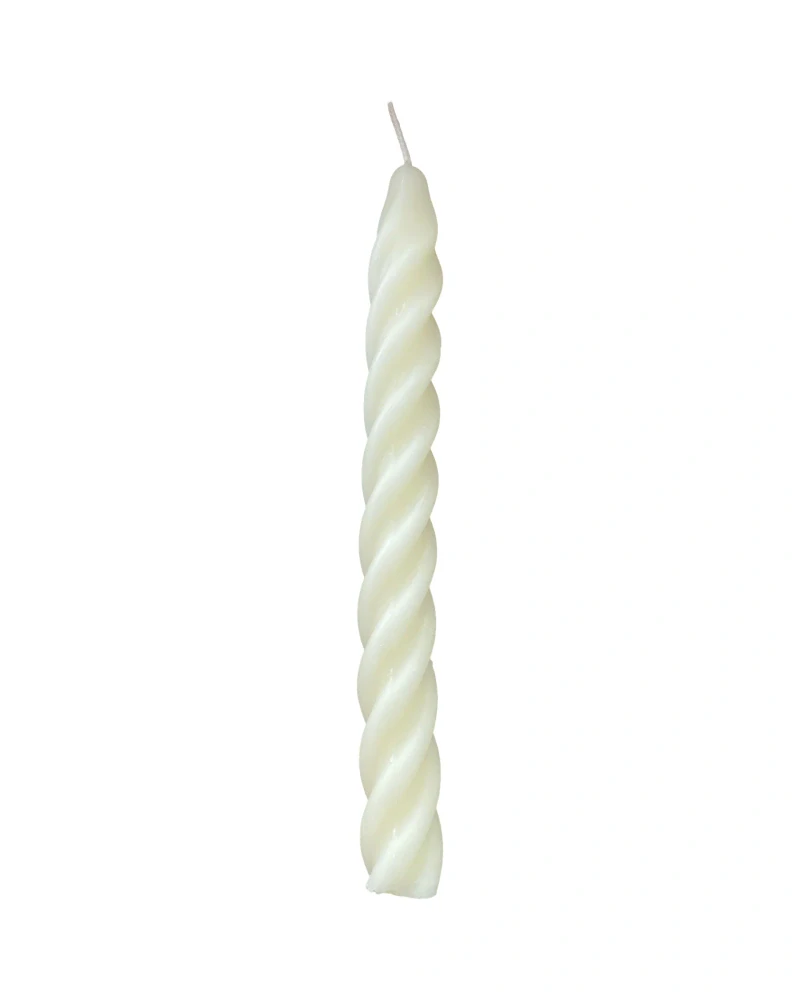 Kroucená svíčka ze včelího vosku (20 cm)